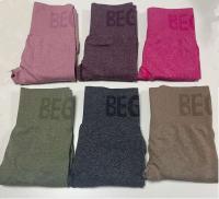 Body deportivo liso sin costuras de verano para mujer de cintura alta, pantalones de yoga Fiess con letras que levantan la cadera, monos de entrenamiento - details 26
