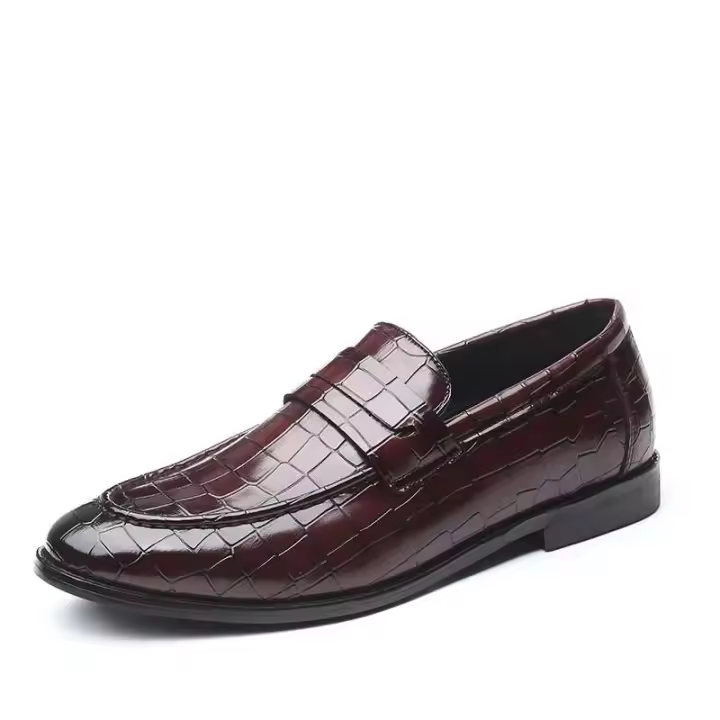 Chausors En Homme zapatos de hombre mocasines casuales de fiesta de moda de cocodrilo - 1