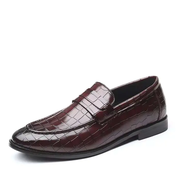 Chausors En Homme zapatos de hombre mocasines casuales de fiesta de moda de cocodrilo - 1