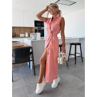 Vestido vaquero de un solo pecho con cintura larga y sin mangas, nuevo estilo 2025, NZ88 - details 4