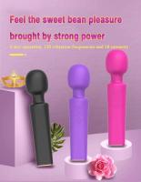 20 Frecuencia Vibración 8 Velocidades Imán recargable poderoso portátil cuerpo completo AV varilla masajeador para la mujer vibrador relajación masturbación palo - details 0