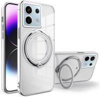 Funda para Xiaomi Redmi Note 13 Pro 5G, Funda antigolpes de TPU transparente con soporte giratorio 360 - details 2