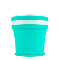Taza plegable retráctil de silicona portátil - details 5