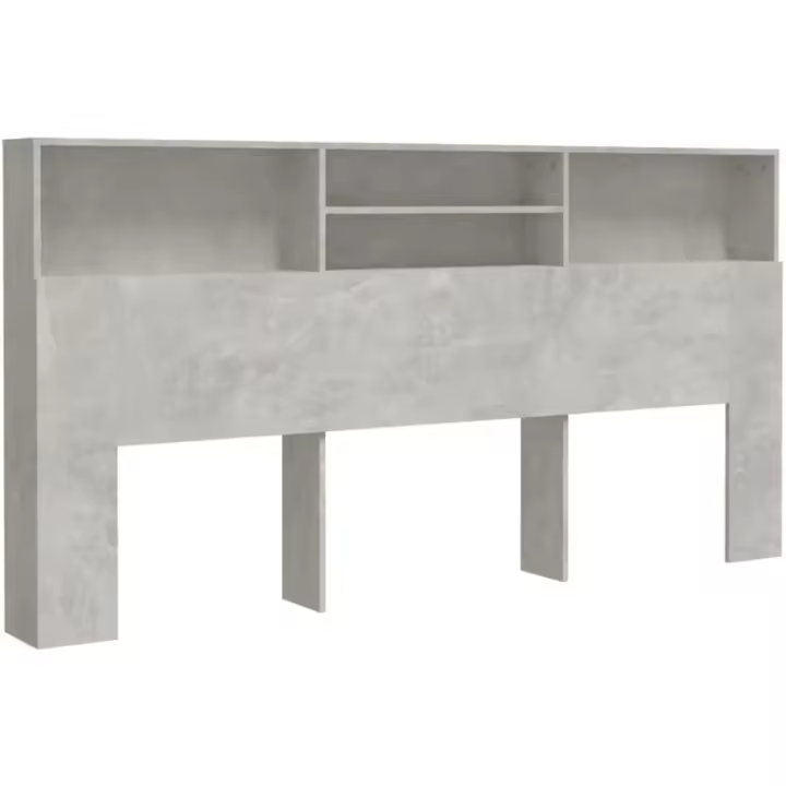 Almacenaje Pared Dormitorio Estantería Habitación Libros Decoraciones Blanco 200x19x103,5 cm - 1