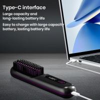Plancha de pelo inalámbrica para mujer: control de temperatura de 3 niveles, cuidado de iones negativos, antiescaldaduras, carga USB con pantalla LED, diseño portátil para el hogar y los viajes, regalo perfecto - details 5