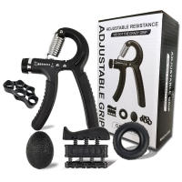 Equipo de ejercicio de mano / antebrazo 5 en 1| Rehabilitación   entrenamiento de fuerza| Pelota antiestrés y resistencia ajus - details 6