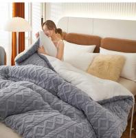 Manta de Invierno Super Grosora y Cálida para Cama con Peso de Cachemira Artificial Suave y Cómoda Calidez de Cojín de Cuero de Lamb - details 6