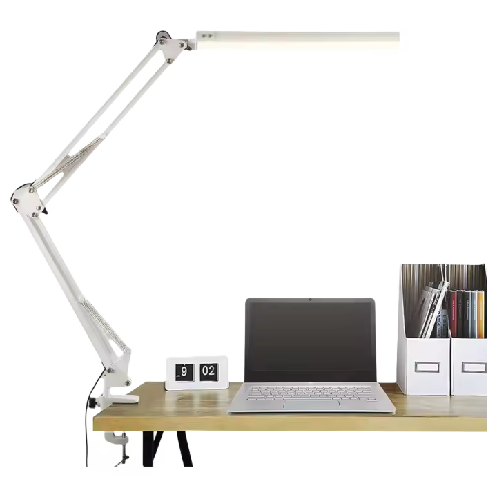 Lámparas de mesa, lámpara de escritorio LED plegable, 10 niveles de brillo, luz de tarea de protección ocular - 1