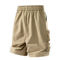 Nuevos pantalones cortos Cargo a la moda para hombre, pantalones cortos deportivos holgados con múltiples bolsillos para exteriores, pantalones cortos informales cómodos y transpirables de verano para hombre - details 4