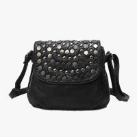 Bolso de cuero PU elegant para Mujer, vintage Bolso de Mano con alcances, Bolsa Negra para Mujer - details 0