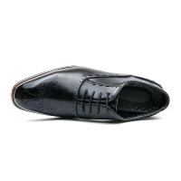 2025 zapatos puntiagudos de cuero de vestir de negocios para hombres, vestido de novia estilo Oxford para caminar, zapatos de fiesta - details 17
