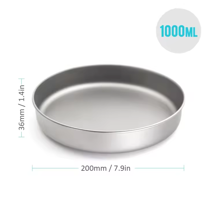 Sartén de titanio ultraligero Utensilios de cocina para acampar al aire libre Senderismo, picnic - 1