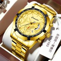 Hombre calendario a prueba de agua brillante reloj no mecánico con esfera grande - details 1