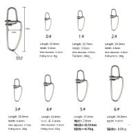 100 Uds conector de pesca de acero inoxidable Pin de acero inoxidable broches de pesca anillos sólidos broches enganchados accesorios de Pin - details 0