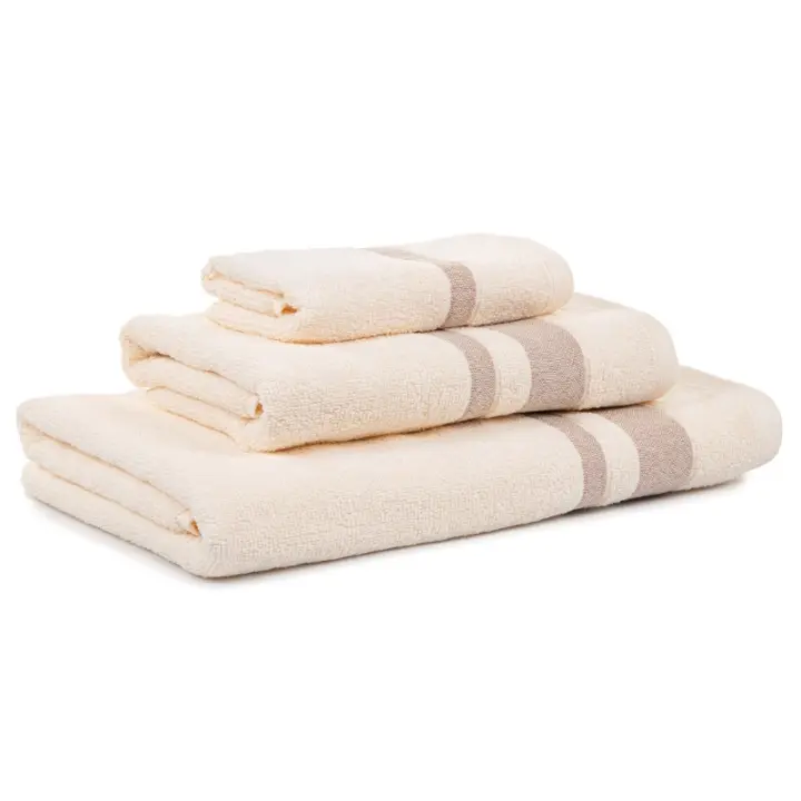 Juego de Toallas de Algodón de Alta Calidad 3 Toallas para Baño, Inspector y Ducha 450g/m2 - 1