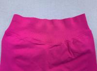 Pantalones cortos de gimnasio de impacto para mujer, pantalones cortos deportivos para motociclista, pantalones cortos de Yoga con banda baja acanalada de 4,5 ", mallas sin costuras para entrenamiento - details 11