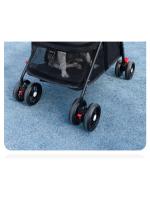 Carrito W02-C para mascotas, carrito ligero y plegable para perros y gatos pequeños - details 1