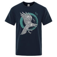 Camiseta de manga corta para hombre con estampado Viking Legend Ragnar, ropa informal, marca, estilo hip-hop, verano 2022 - details 7