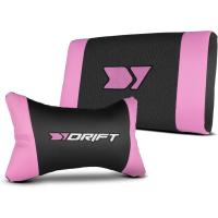 DR35 - Silla Gaming Profesional, Polipiel, reposabrazos Acolchados, pistón Clase 3, Base Nylon Reforzada, Asiento basculante, Altura Regulable, cojín Lumbar y Cervical, Color Negro/Rosa - details 11