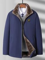 Chaqueta de algodón de gran tamaño para hombre, chaqueta de lana gruesa cálida a prueba de viento, Tops de tiro callejero casuales de moda, invierno, nuevo - details 11