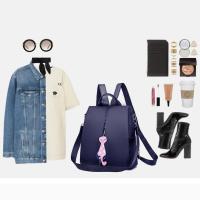 Mochila multifuncional para ordenador portátil para mujer, bolsa de viaje Oxford impermeable de gran capacidad, a la moda - details 23