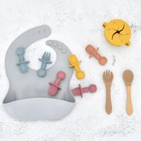 Juego de Vajilla de Silicona Seguro para Bebé Platos Sólidos de Dibujos Animados - details 8