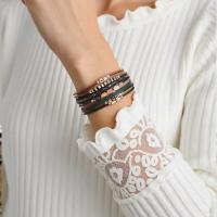 Pulsera Trenzada de Hojas Bohemias con Cierre Magnético Joyería de Moda para Mujer - details 0