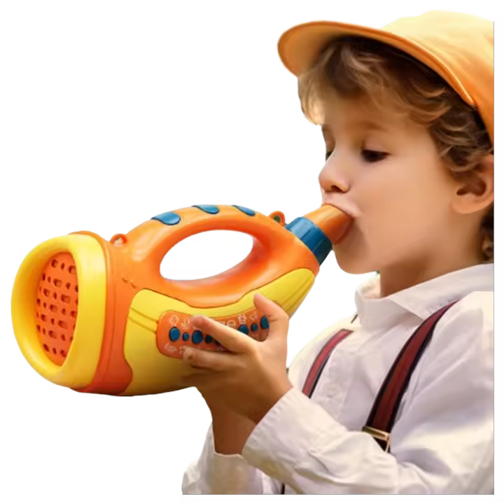Bocina Musical Para Niños Con 30 Sonidos De Animales Reales Amplificador De Sonido Portátil Juguete Educativo Para Capacidad Pulmonar Y Juego Divertido Regalo De Cumpleaños - 1