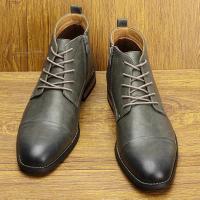 Botas para hombres Botas de cuero cómodas de tobillo de marca de moda para hombres - details 1