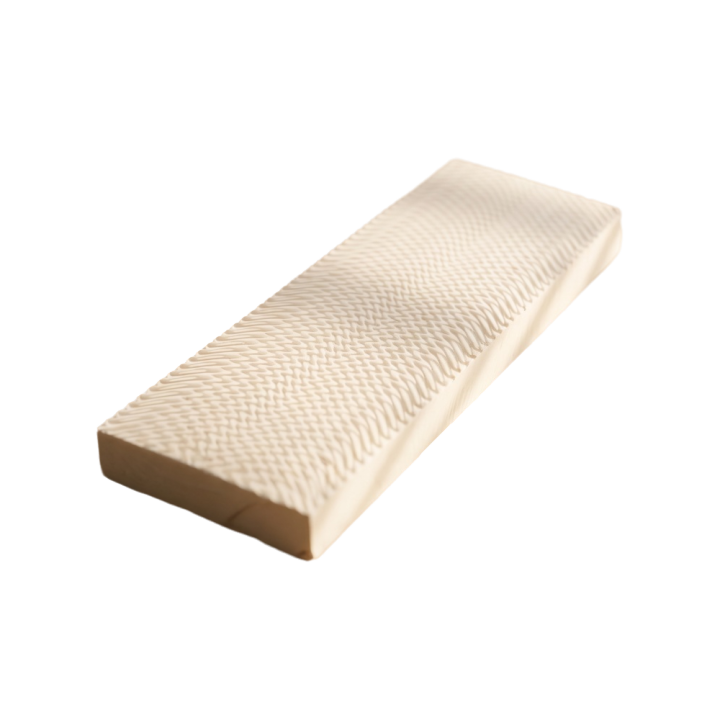 High-quality Ivory Handle Material 1PC 120X40X8MM Synthetic Ivory Resin Handle DIY Making Material