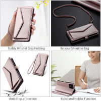 Funda tipo billetera de cuero con cremallera para Samsung, A06 bolso cruzado para Samsung, A13, A14, A15, A16, A23, A24, A25, A33, A34, A35, A53, A54, A55, M55, M13 - details 21