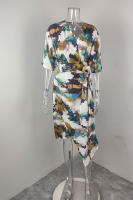 Vestido Vintage de Primavera 2025 Temperamento Moderno Estampado de Moda - details 1