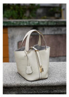 Nueva Moda Textura Bucket Bag, Cesta Vegetal Bolsos de Mujer, Bolso de Cuero, Nueva Boda Bolsas Premium - details 7