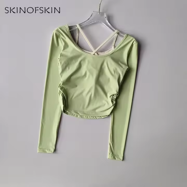 Máscara de nailon de cintura alta TRE yoga, adecuada para uso al aire libre - 1