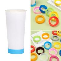 Cubierta inferior de silicona para taza de agua, funda colorida de 6,5 CM, 65MM, resistente al desgaste - details 3