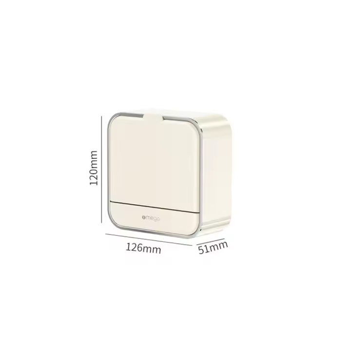 Soporte de jabón de drenaje de rejilla simple/doble, no perforado, impermeable, montado en la pared con tapa, caja de jabón duradera y drenable - 1