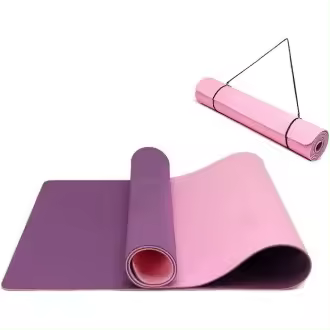 Estera de Yoga Gruesa Antideslizante Ideal para Mujeres y Hombres Uso en Gimnasio en Casa con TPE Foreign Ecológico para Yoga Meditación Pilates - 1