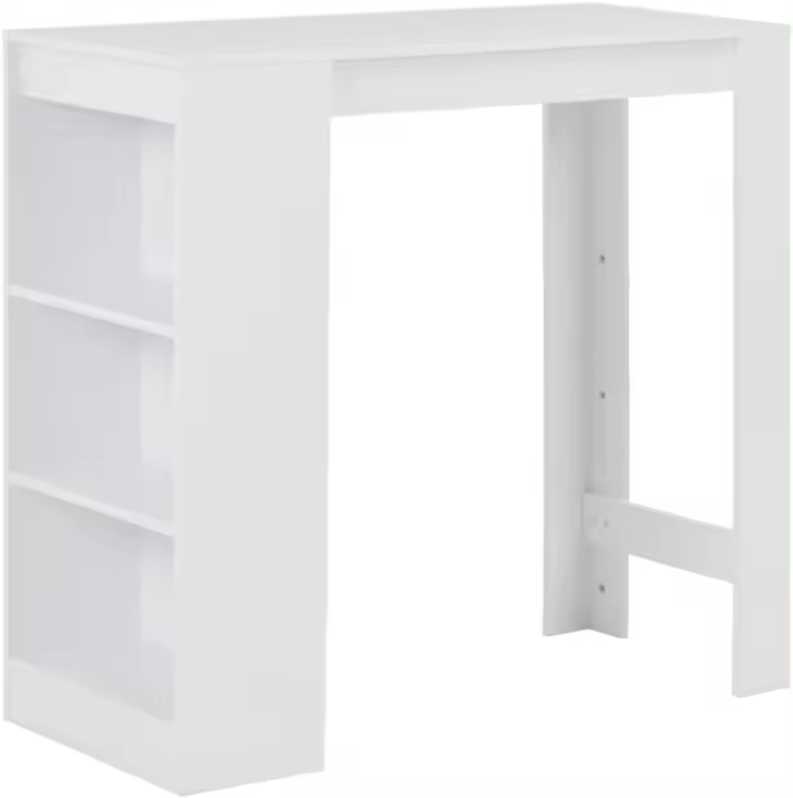 Mesa Alta Moderna para Cocina 3 Estanterías Elevadas Barra de Vino y Cafe Organizador de Comedor - 1