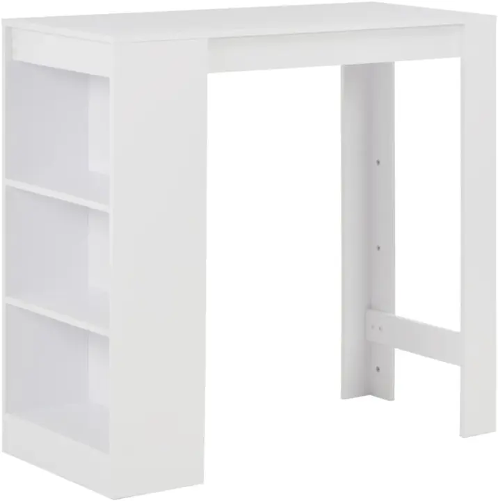 Mesa Alta Moderna para Cocina 3 Estanterías Elevadas Barra de Vino y Cafe Organizador de Comedor - 1