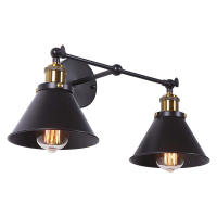 Lámpara de Pared Industrial Vintage para Dormitorio Sala de Estar Luz de Iluminación de Doble Luz de Interiors - details 0