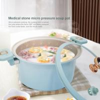 Micro olla a presión de piedra médica azul, olla romana, esmalte exquisito - details 2
