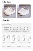 Zapatos Blancos De Cuero Con Plataforma De Zapatos De Mujer, Nuevos Zapatos Deportivos Casuales De Moda - details 8