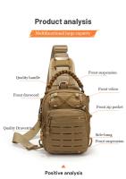Mochila táctica impermeable para exteriores, bolsa deportiva para acampar, caza, Trekking, Softback, gran capacidad, Ejército Molle - details 9