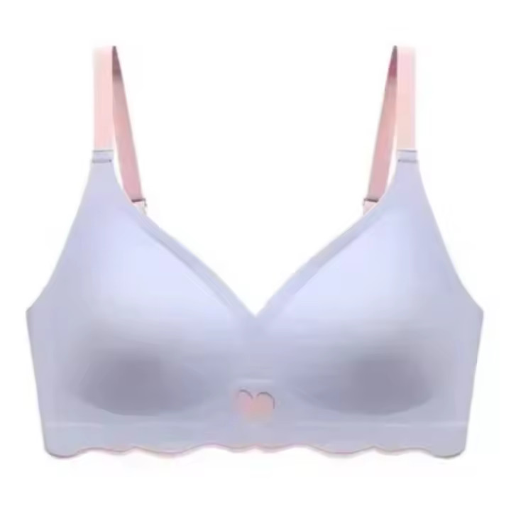 Sujetador push-up profundo con cuello en V sexy para mujer Sutian invisible sin costuras sin pendientes, almohadilla de lencería desmontable - 1
