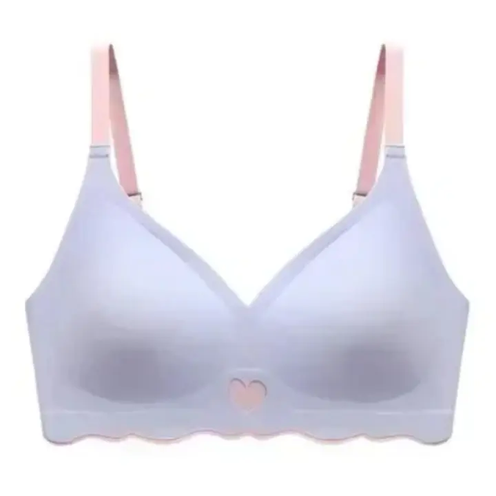 Sujetador push-up profundo con cuello en V sexy para mujer Sutian invisible sin costuras sin pendientes, almohadilla de lencería desmontable - 1