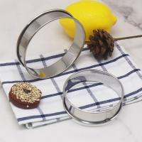 Anillos de tarta para Muffin de acero inoxidable, para hacer alimentos, pastel de frutas, galletas, anillo de tarta doble enrollado, accesorio de cocina de 8/9/10cm, 1 Uds. - details 14