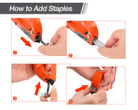 Pistola de Clavos Manual ValueMax 3-en-1 para Carpintería y Bricolaje en Casa 3000 Clavos - details 8