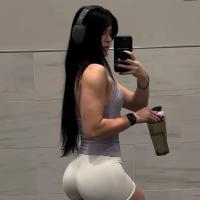 DFYNE-Top de tiras palangre de impacto para mujer, sujetador ajustado con espalda descubierta para yoga y gimnasio, ropa de entrenamiento elástica, top de gimnasio, sujetadores deportivos con cuello halter - details 29