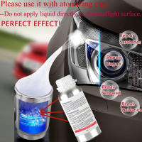 Kit de Restauración de Faros de Vapor Set de Adaptador de Coche con Esponja y Fluido de Reparación para Rayones y Bordeado - details 5