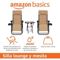 Silla Gravedad Cero, 110 x 66 x 49 cm, Azul - details 21